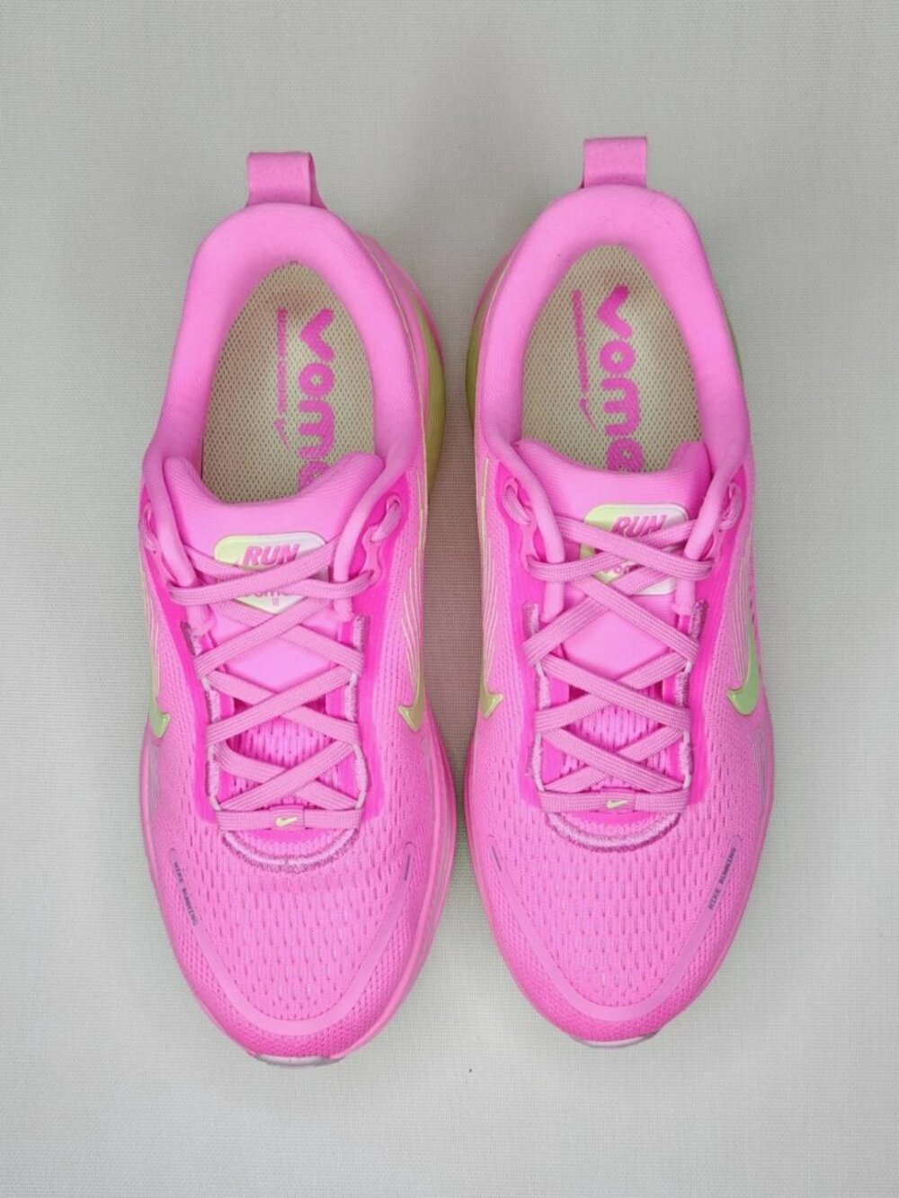 Nike Vomero 18 Pink /Volt/ Pink Foam HQ2157‑601 Running Shoes 6.5Y / Women 8